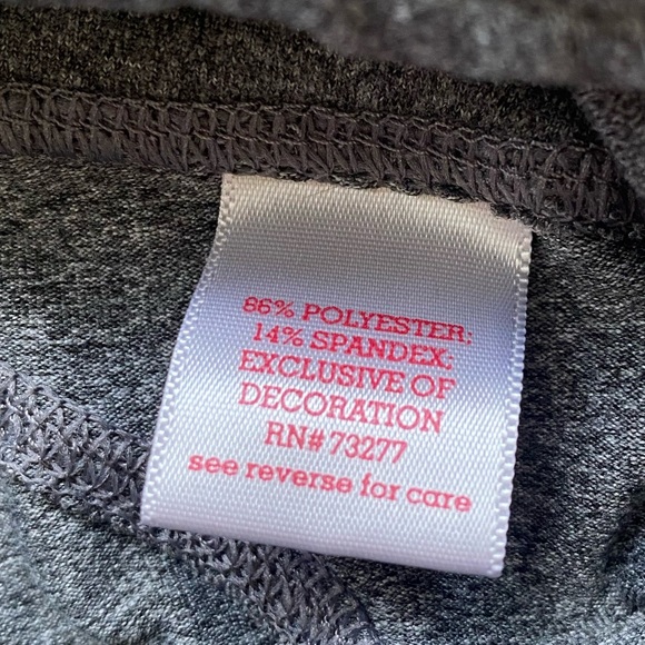 SO High Rise Gray Leggings with Scrunched Sides - Picture 4 of 5